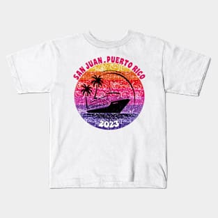 San Juan Puerto Rico Cruise 2023 Kids T-Shirt